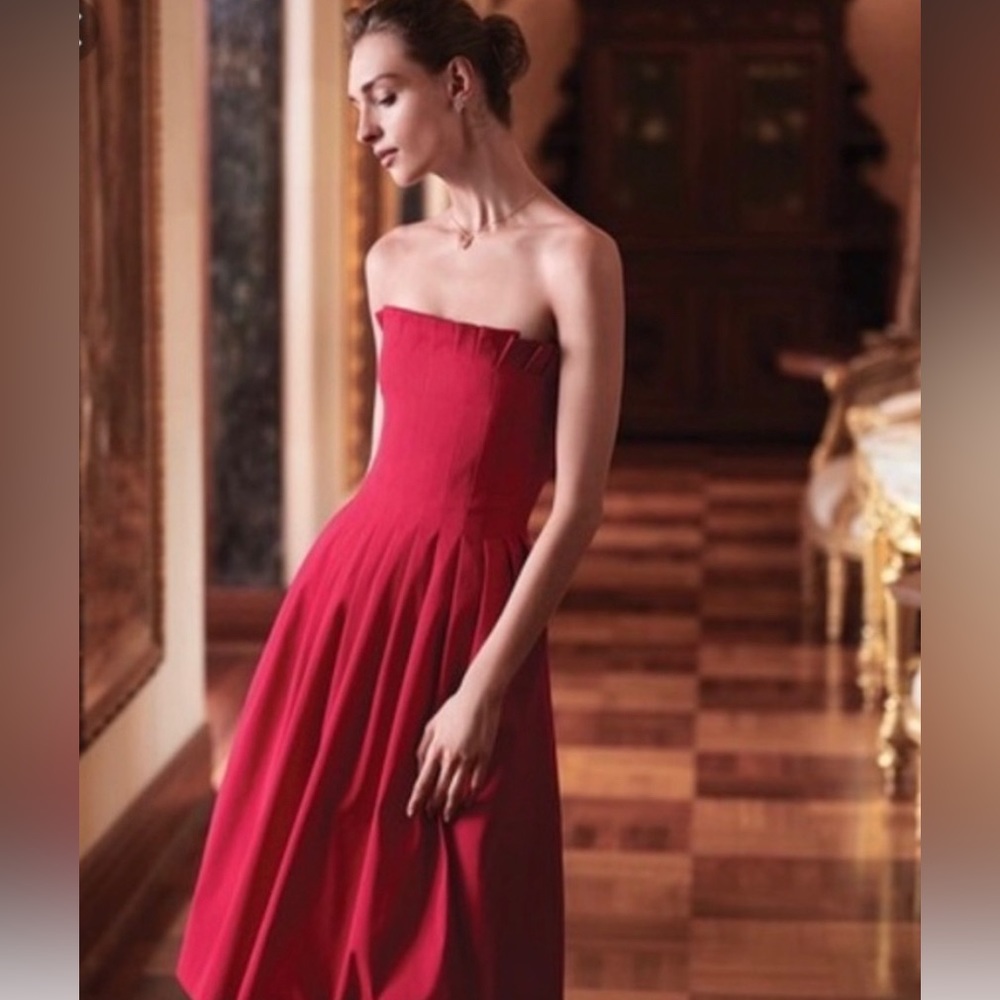 Antonio Melanie Alicia Strapless Dress
